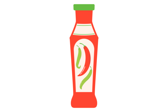 Download Red Spicy Sauce with Hot Peppers Color I - Sauce Collection