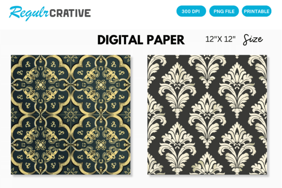 Download Seamless Pattern Digital Paper - Premium Resources