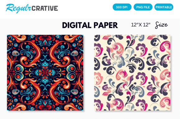 Download Seamless Pattern Digital Paper - Premium Bundle