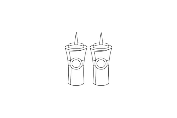 Download Food Sauce Line Style - Sauce Collection