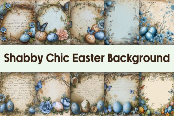 Download Shabby Chic Easter Background - Premium Resources