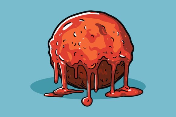 Download Juicy Meatball Dripping with Sauce - Sauce Collection