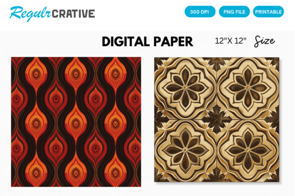 Download Seamless Pattern Digital Paper - Premium Bundle