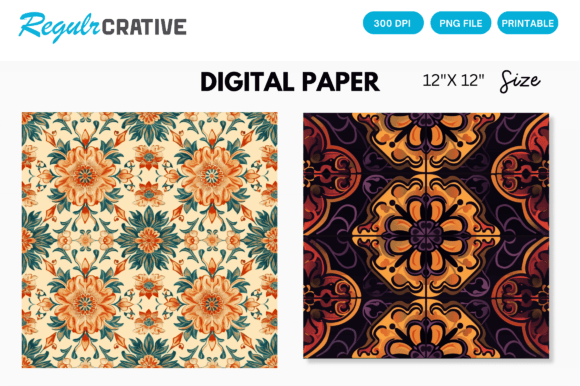 Download Seamless Pattern Digital Paper - Premium Bundle
